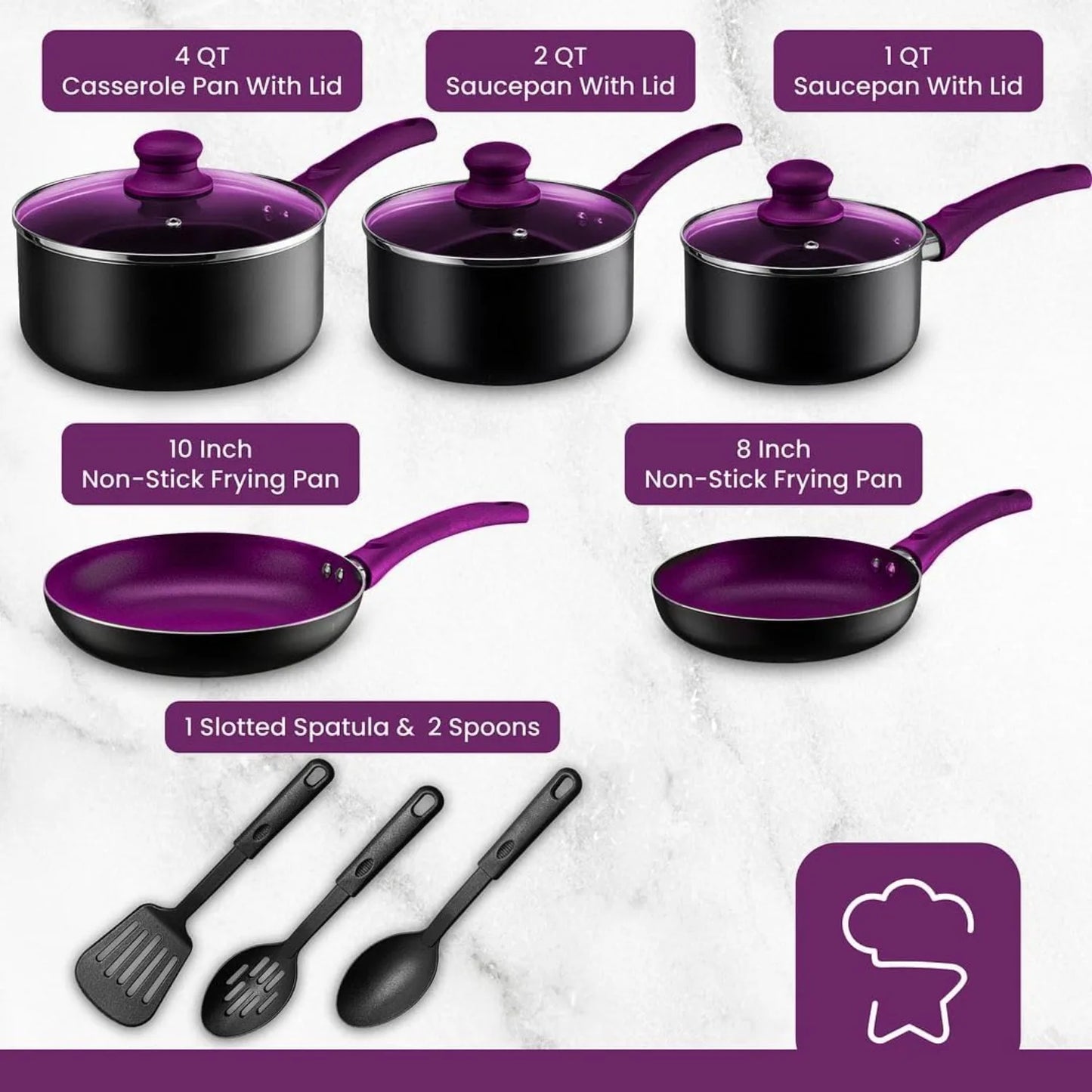 11 Piece Nonstick Pots And Pans Set