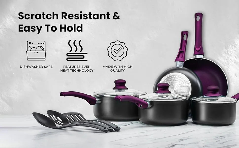 11 Piece Nonstick Pots And Pans Set