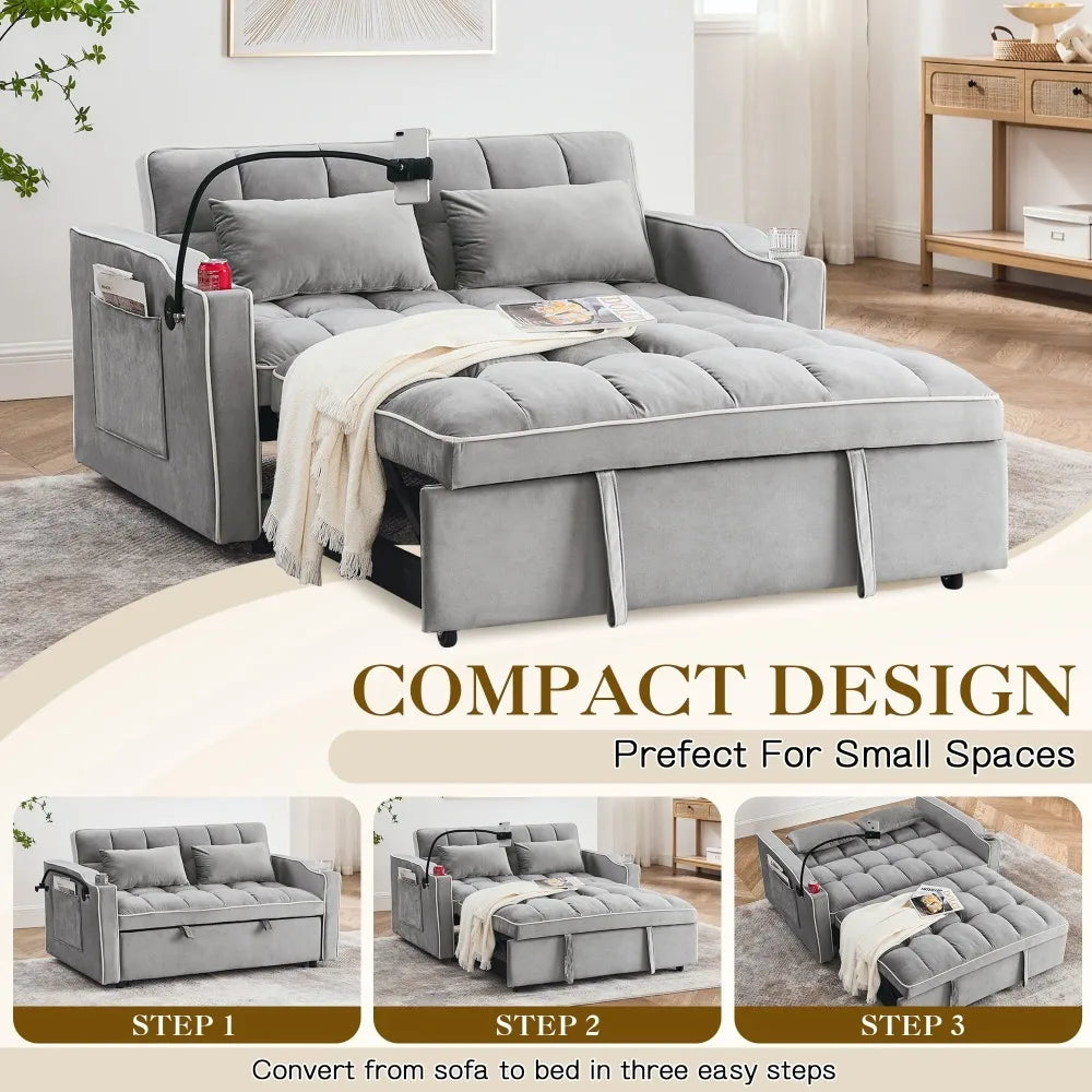 3-in-1 Convertible Loveseat