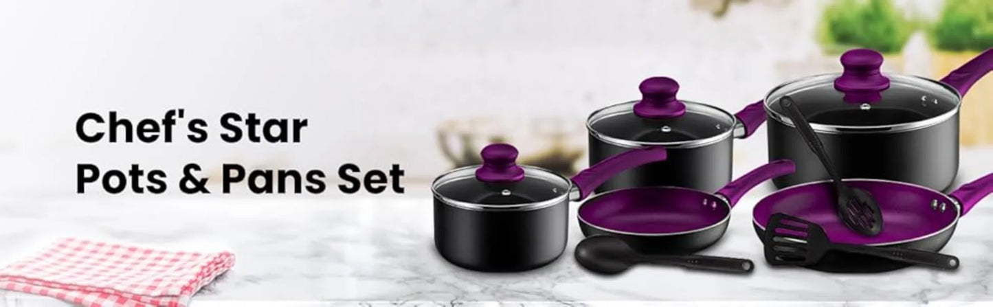 11 Piece Nonstick Pots And Pans Set