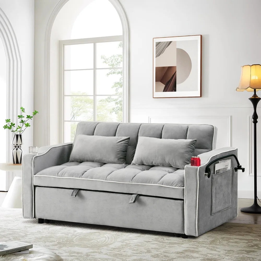3-in-1 Convertible Loveseat