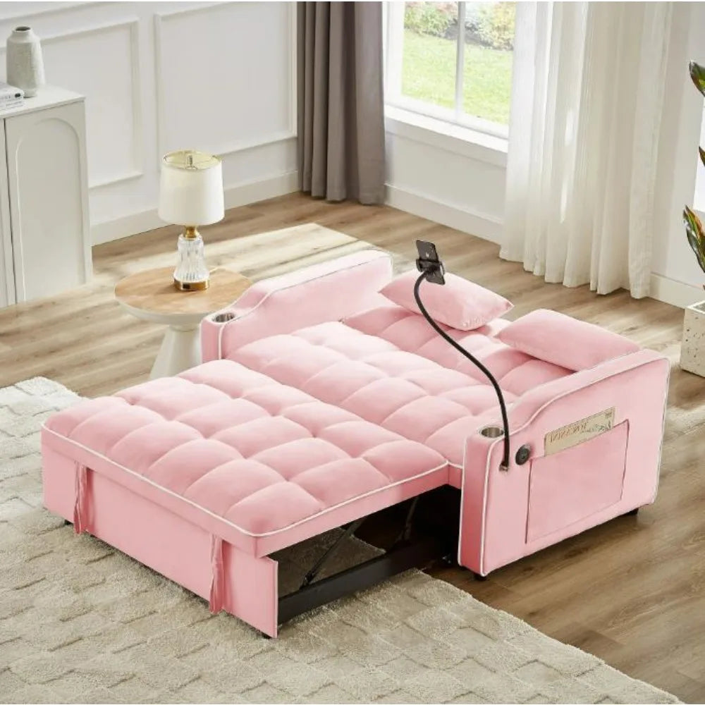 3-in-1 Convertible Loveseat