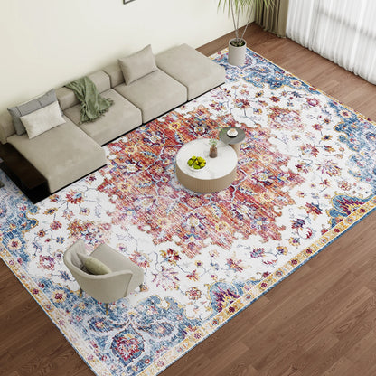 Washable Rug with Non-Slip Backing