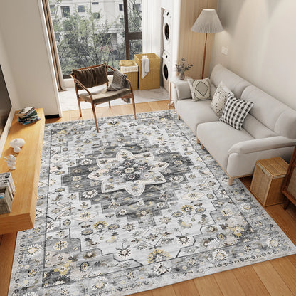 Washable Rug with Non-Slip Backing