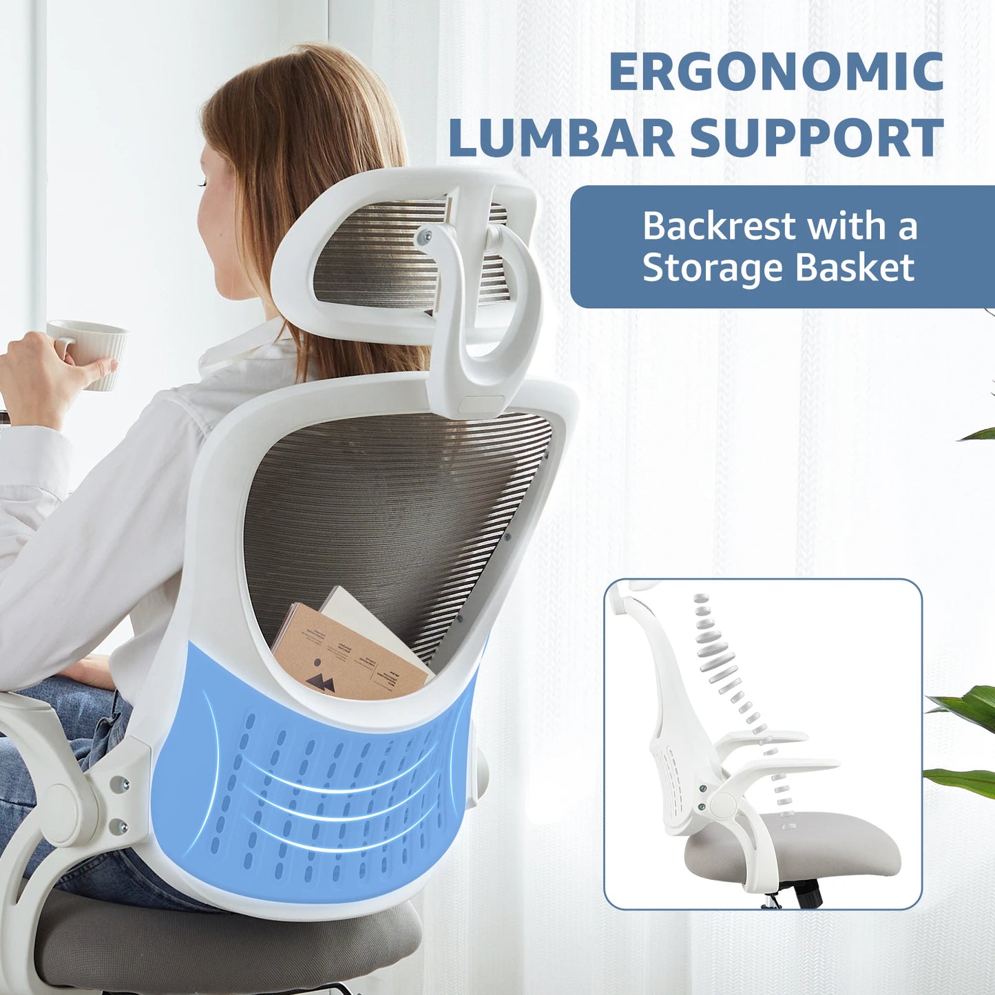 Ergonomic Office Chair with Lumbar Support