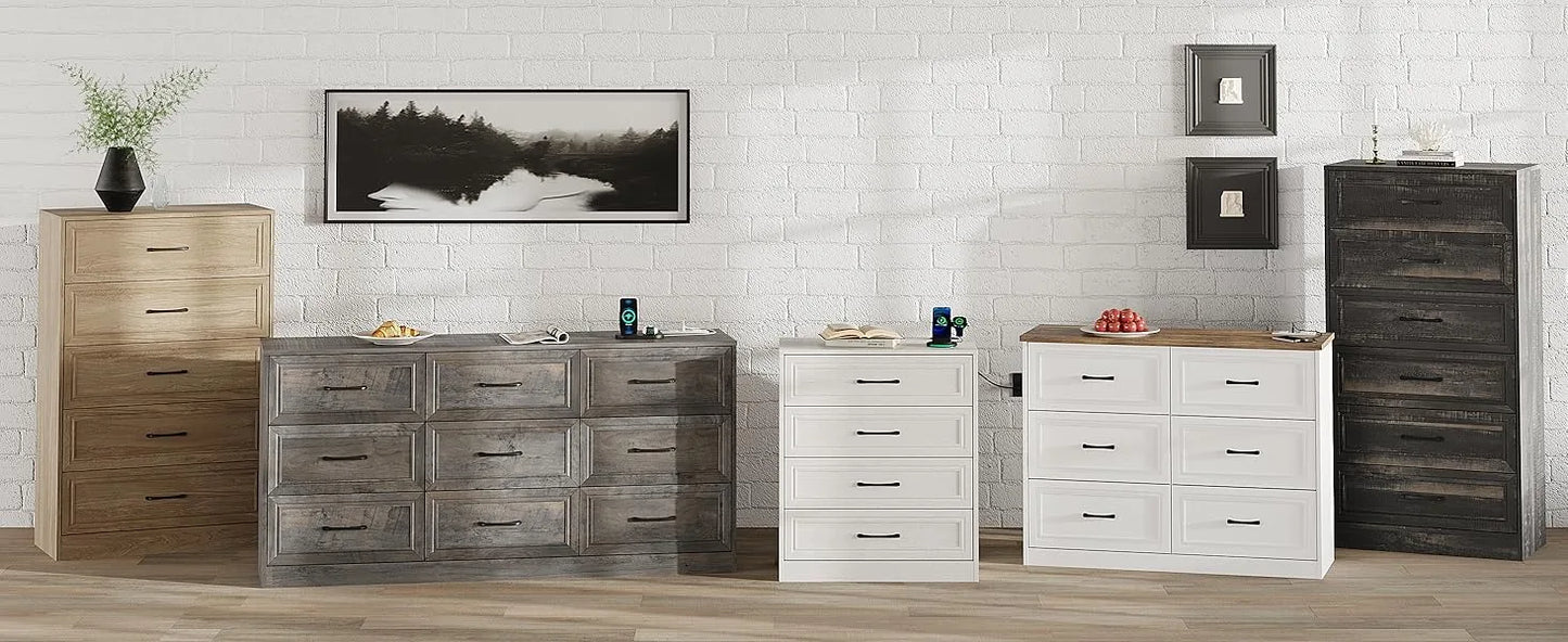 6-Drawer Wide Dresser