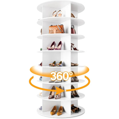 Revolving Shoe Rack Tower