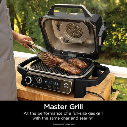 Portable 7-in-1 Outdoor Grill & Smoker