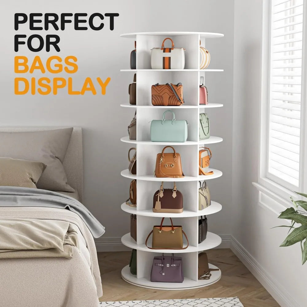 Revolving Shoe Rack Tower