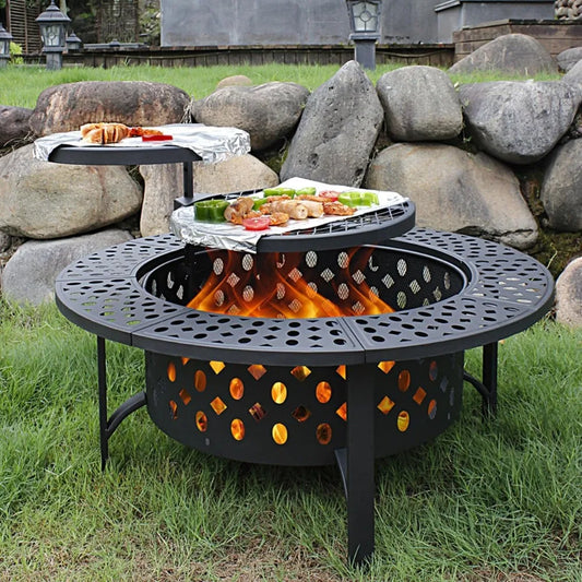 3-in-1 Wood Burning Fire Pit