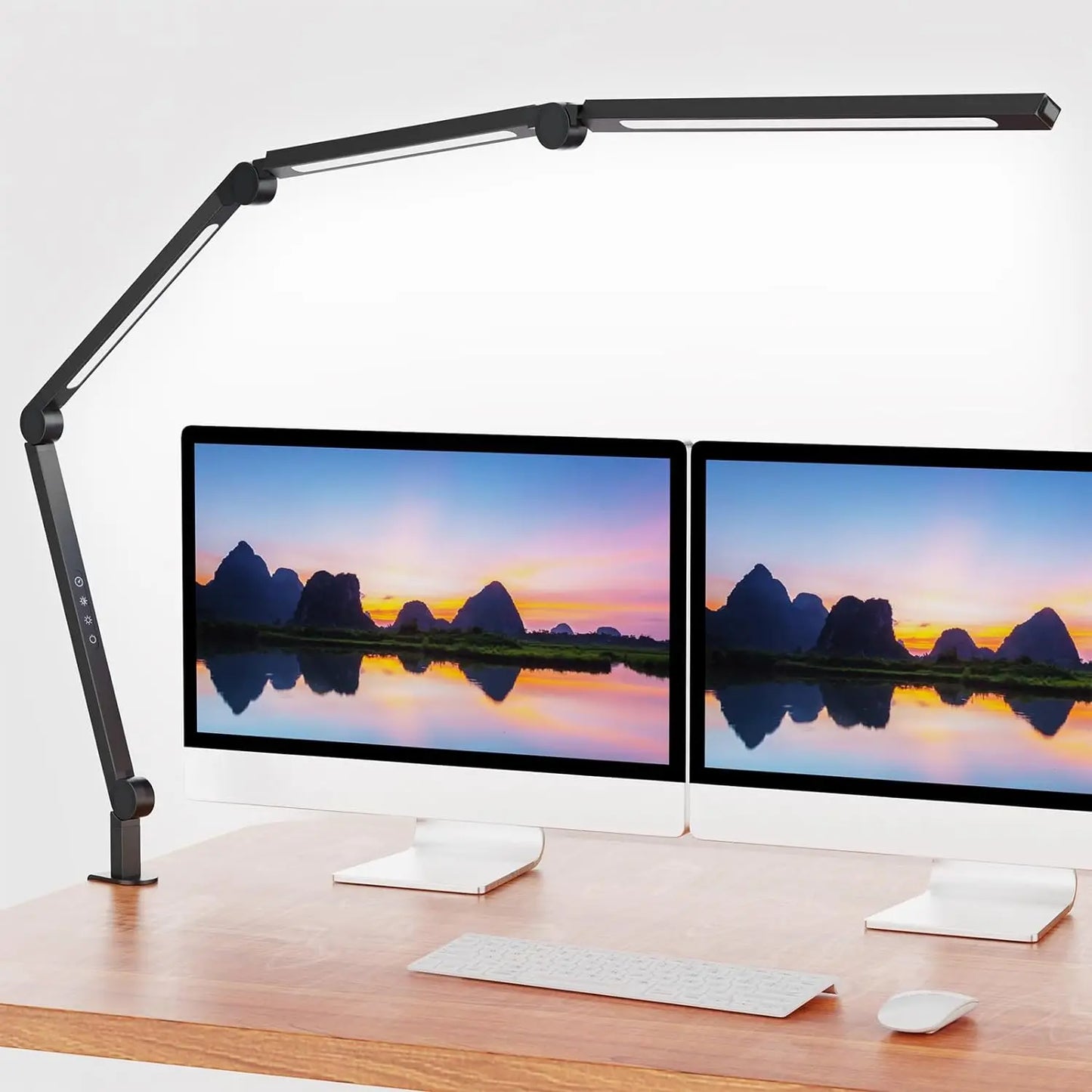 3-Light LED Desk Lamp with Clip