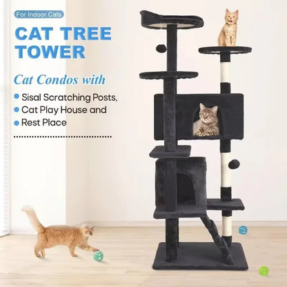 Multi-Level Cat Tree Tower