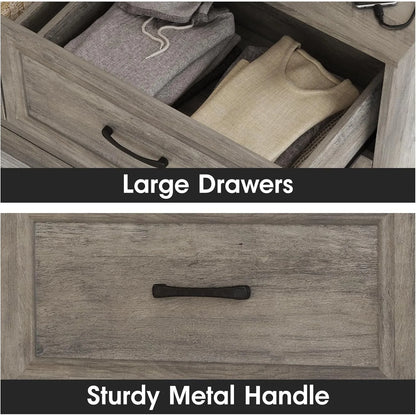 6-Drawer Wide Dresser
