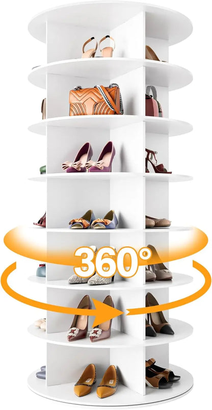 Revolving Shoe Rack Tower