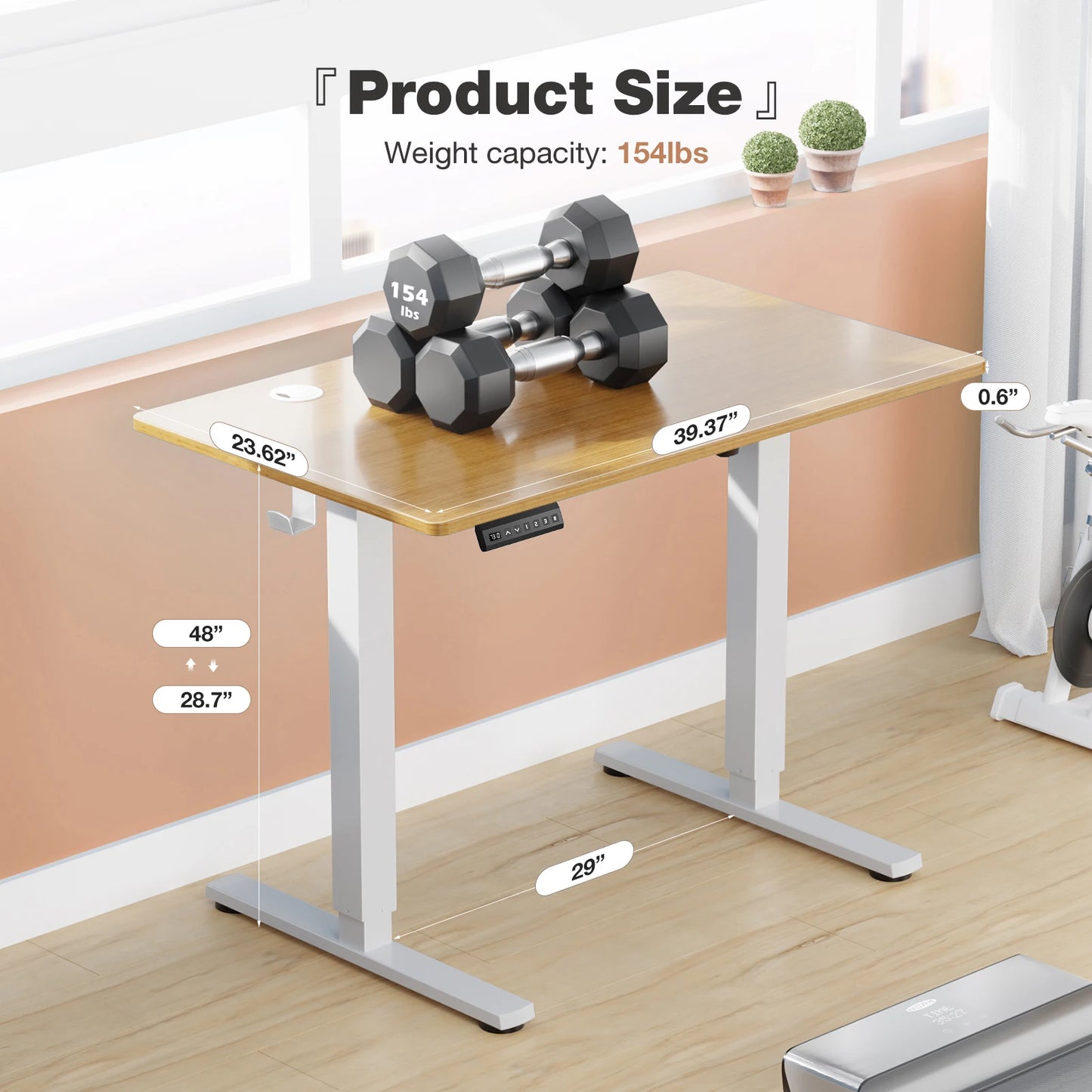 Adjustable Height Electric Standing Desk