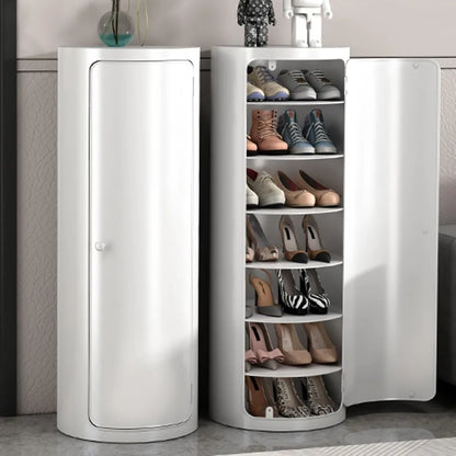Enclosed Rotating Shoe Storage Cabinet