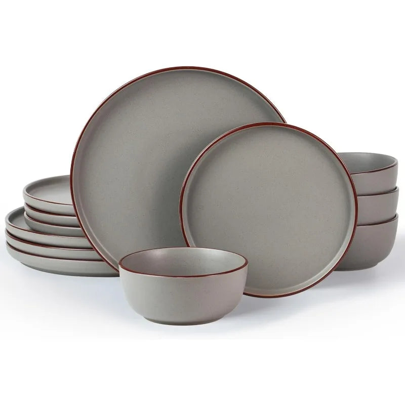 12 Piece Stoneware Dinner Set