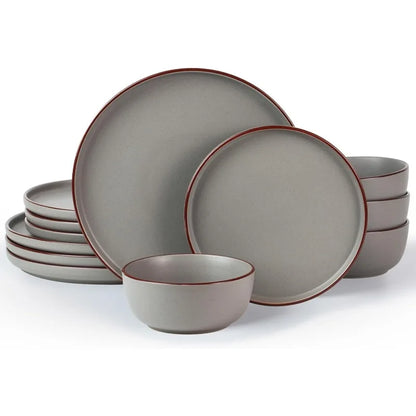 12 Piece Stoneware Dinner Set