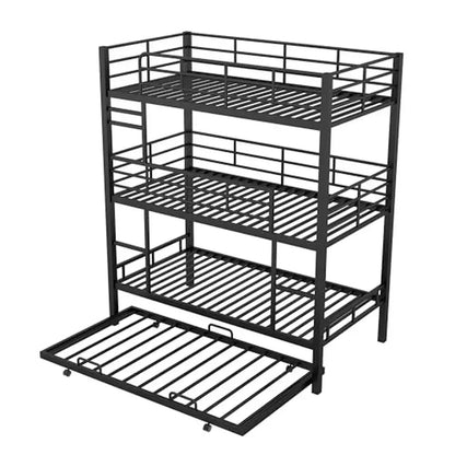 Triple Bunk Bed with Trundle