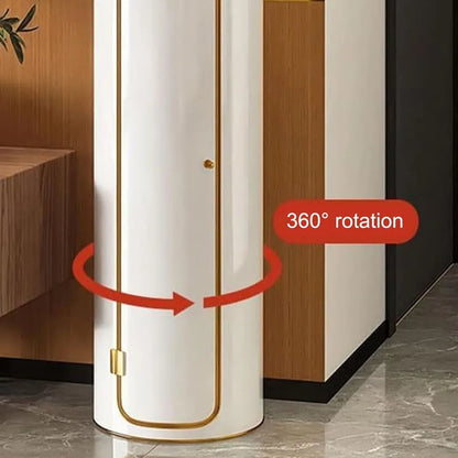 Enclosed Rotating Shoe Storage Cabinet