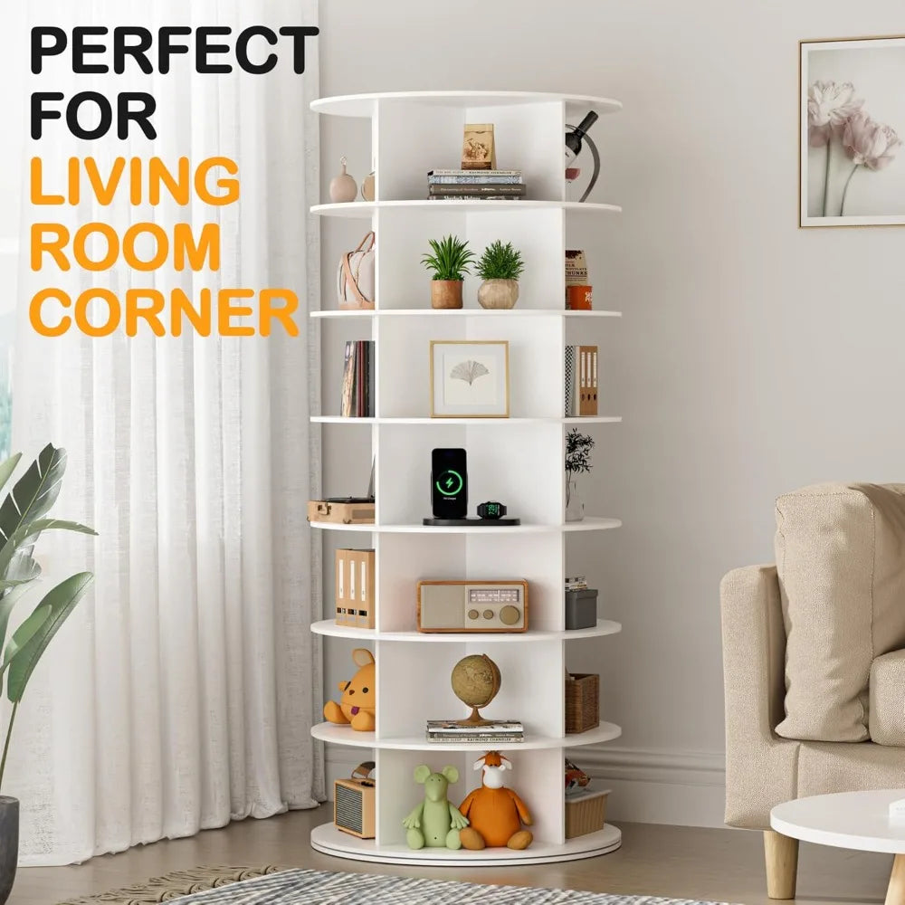 Revolving Shoe Rack Tower