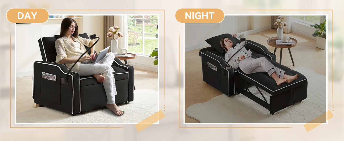 Adjustable Sleeper Chair Bed