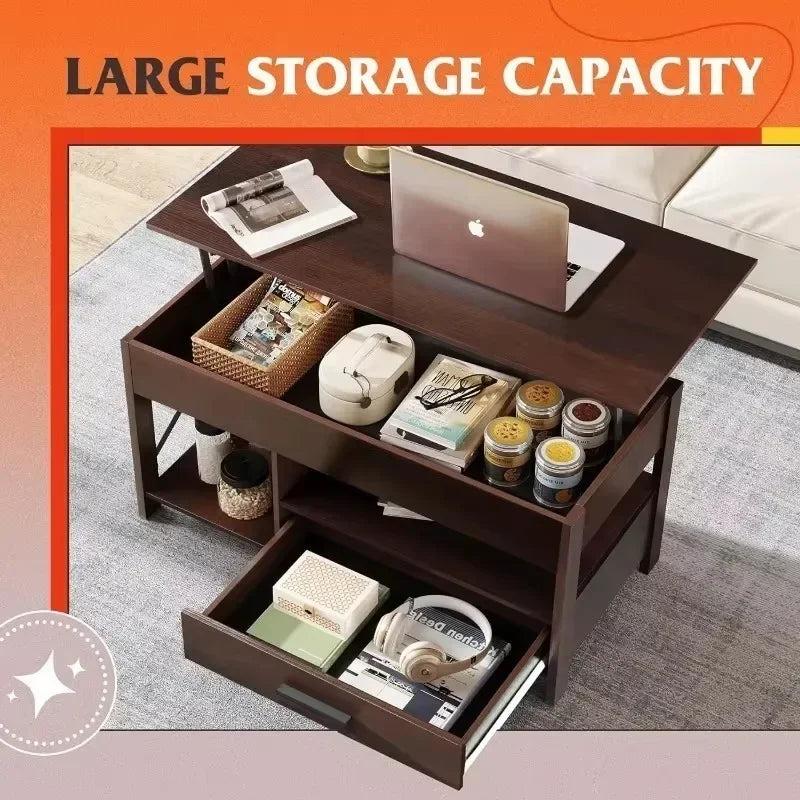 Lift-Top Coffee Table with Storage