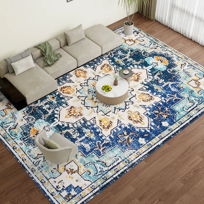 Washable Rug with Non-Slip Backing