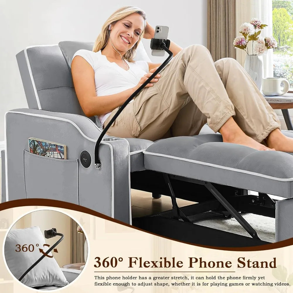 Adjustable Sleeper Chair Bed