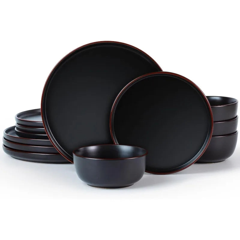 12 Piece Stoneware Dinner Set