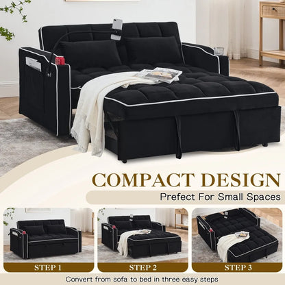 3-in-1 Convertible Loveseat