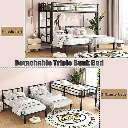 Triple Twin Bunk Beds