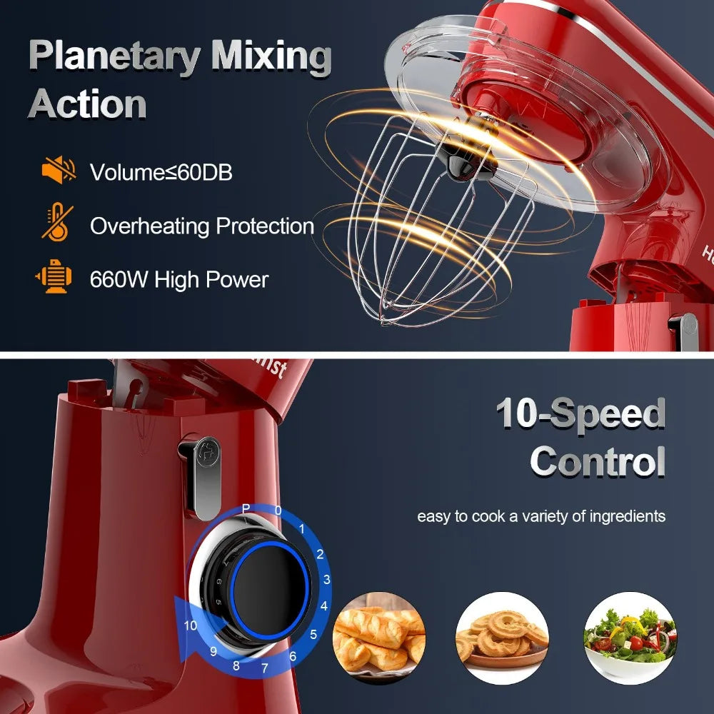 6.5QT Tilt-Head Electric Stand Mixer