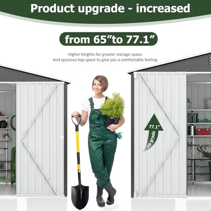 6x8 FT Outdoor Storage Shed