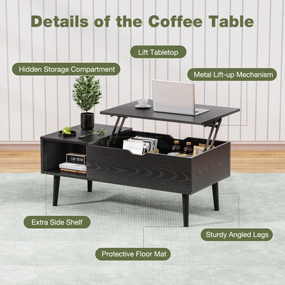 Lift Top Coffee Table with Large Storage