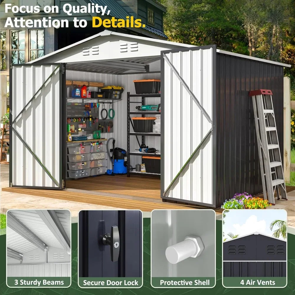 6x8 FT Outdoor Storage Shed
