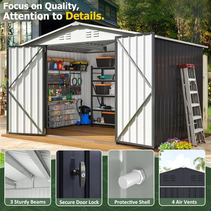 6x8 FT Outdoor Storage Shed