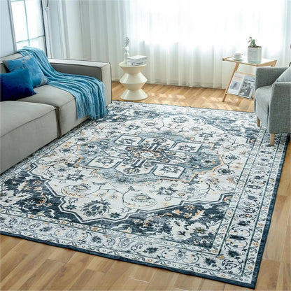 Washable Rug with Non-Slip Backing