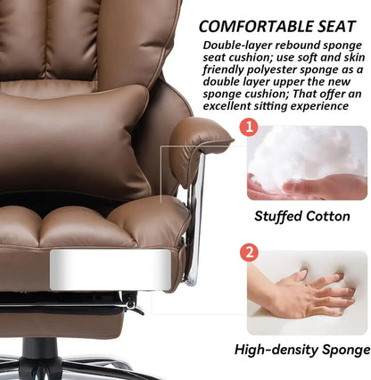 Leather Big and Tall Office Chair
