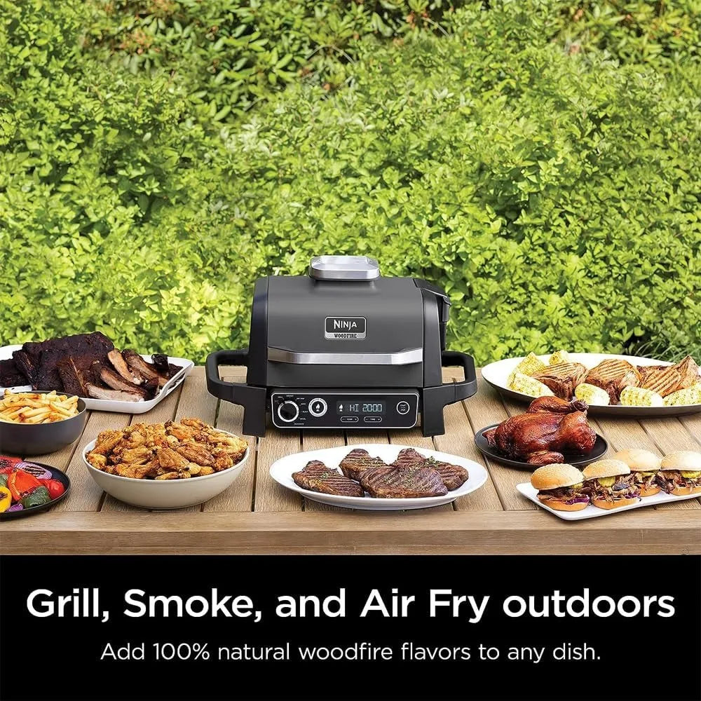 Portable 7-in-1 Outdoor Grill & Smoker