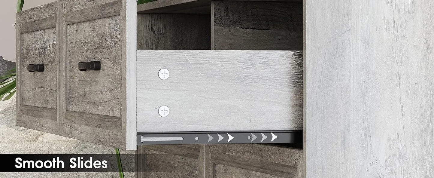 6-Drawer Wide Dresser
