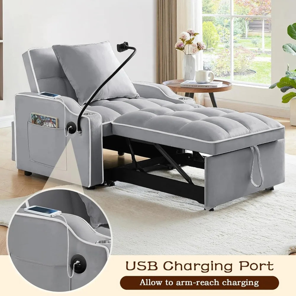 Adjustable Sleeper Chair Bed
