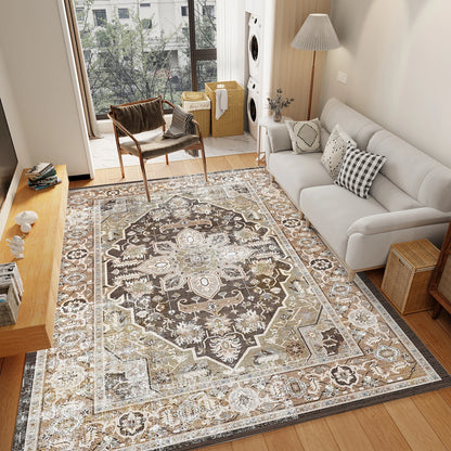 Washable Rug with Non-Slip Backing