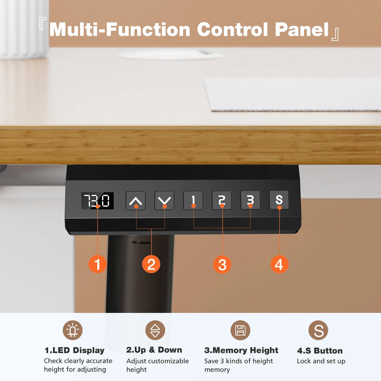 Adjustable Height Electric Standing Desk