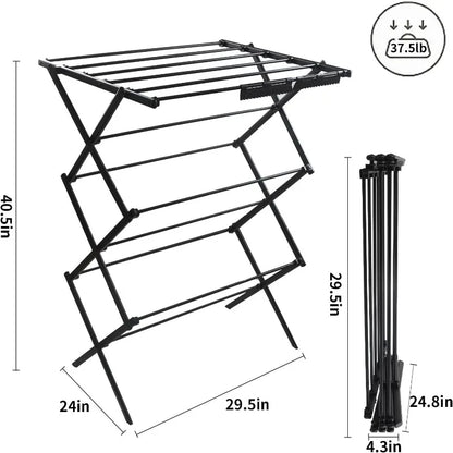 Foldable Clothes Drying Rack