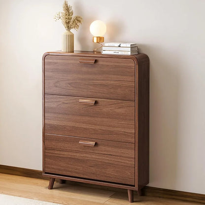 Shoe Storage Cabinet with 3 Flip Drawers