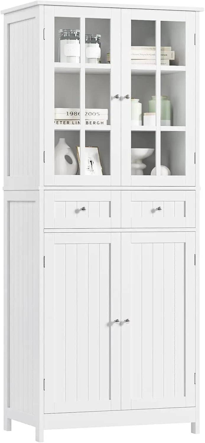 71" Kitchen Pantry Storage Cabinet