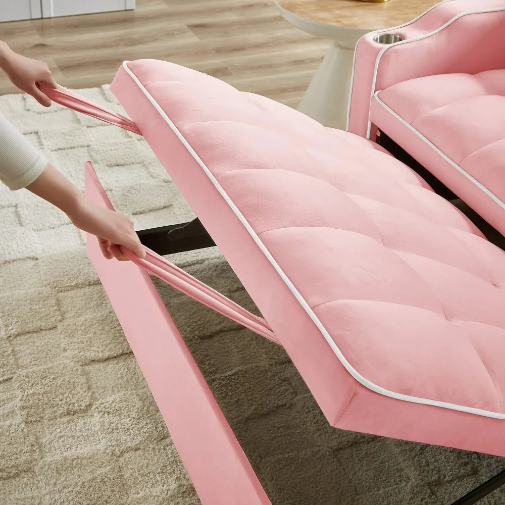 3-in-1 Convertible Loveseat