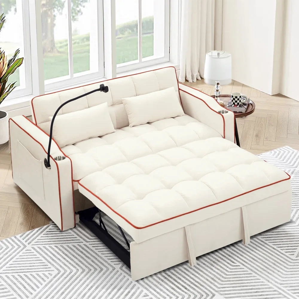 3-in-1 Convertible Loveseat