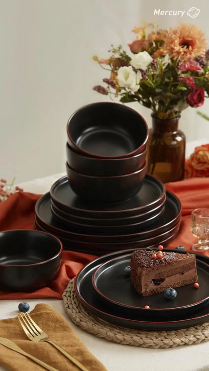 12 Piece Stoneware Dinner Set